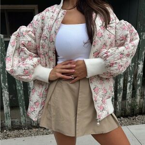 Cocolillys bomber floral jacket